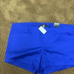 Torrid Electric blue shorts. Size 26